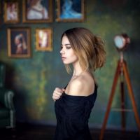 Фотосессия в студии с интерьером Фотосессия в студии с интерьером