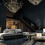 фото современного интерьера в темных тонах фото современного интерьера в темных тонах